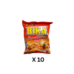 Bika Curry-Flavoured Snacks 12g × 10 Packs