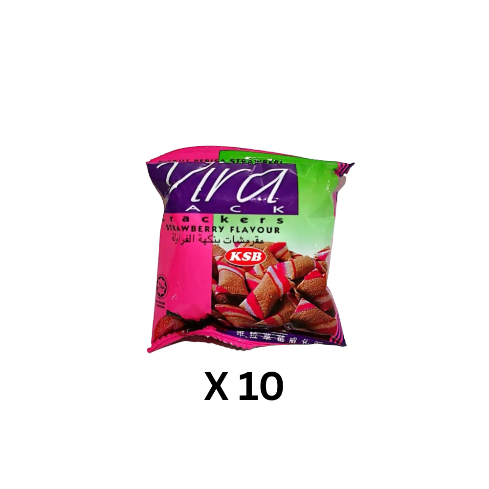 NCW-18.png Vira Strawberry Candy 10g × 10 Packs - Image 1